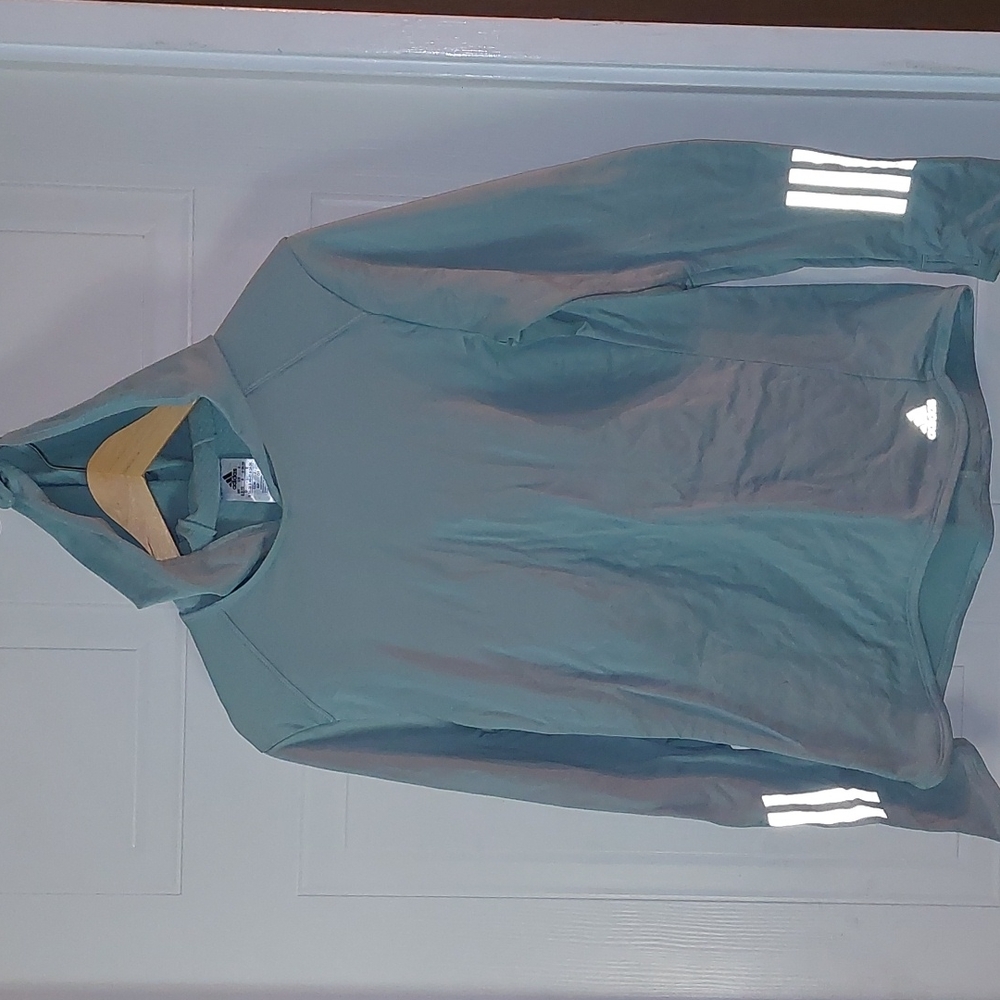 Adidas hooded workout top